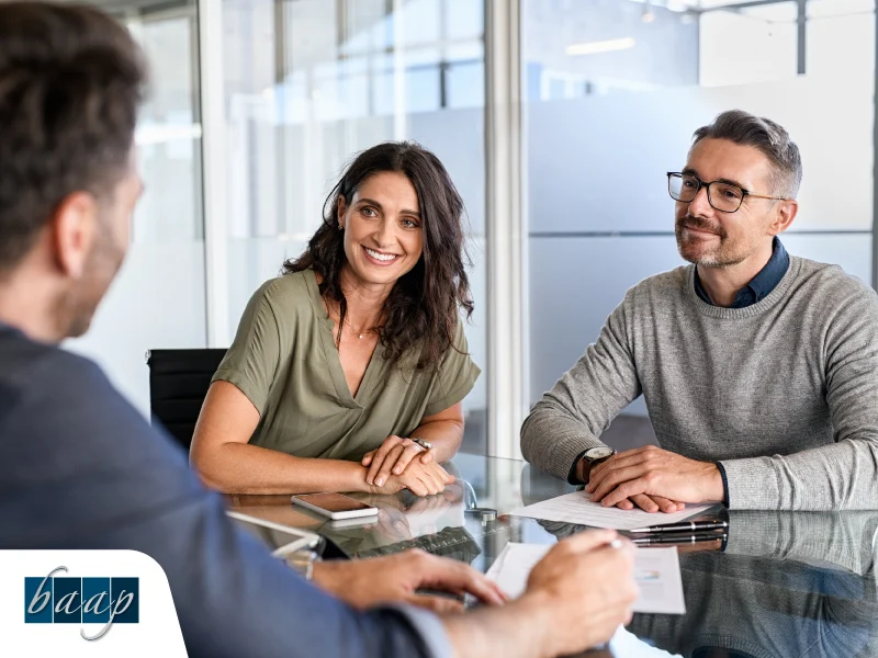 Business meeting with advisor discussing proactive tax strategies